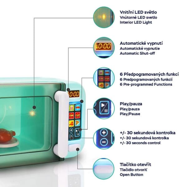 Micro-ondes interactif de la collection Luxury Appliances