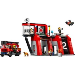 LEGO® City (60414) Caserne de pompiers avec camion de pompiers