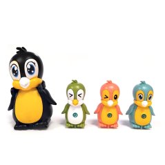 Bavytoy Chodzący pingwin z pisklętami