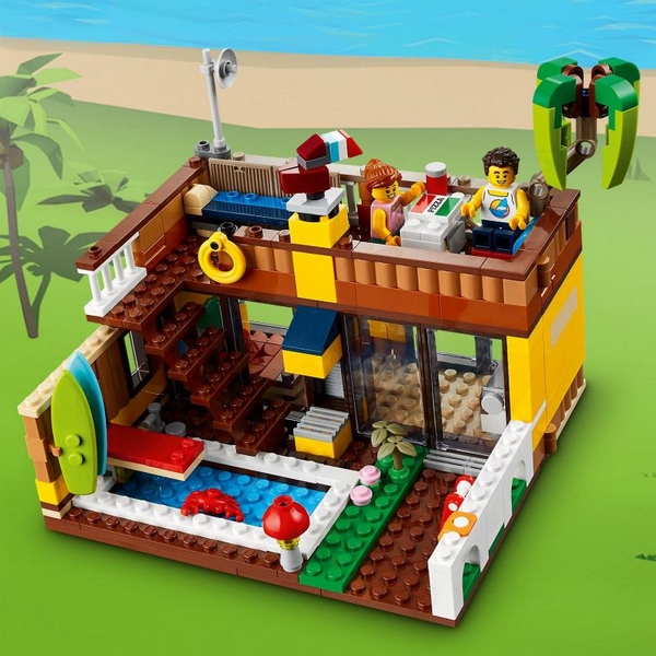LEGO Creator Casa de plajă a surferului LEGO