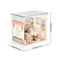 RoboTime 3D dřevěná skládačka Miniatura domečku mini Medová čajovna