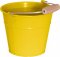 Woody Zahradní kyblík - žlutý, kov