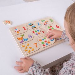 Bigjigs Toys Puzzle para contar imágenes