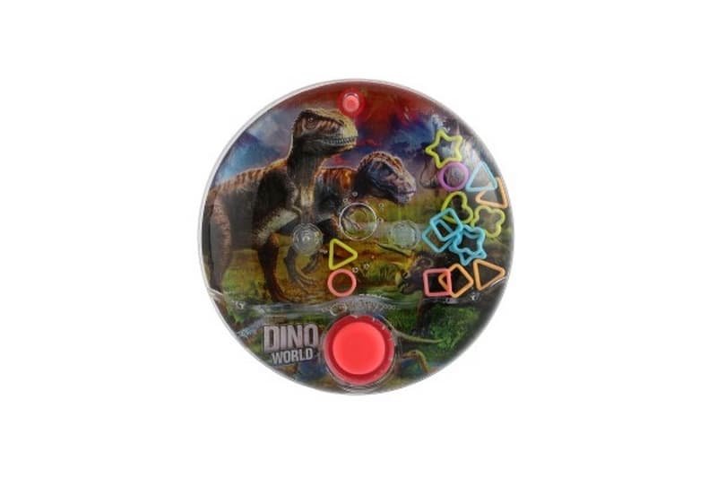 Gra wodna puzzle dinozaur plastikowy okrągły