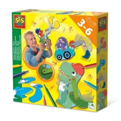 Creazione per bambini - dinosauri in movimento