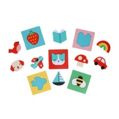 Petit Collage Puzzle sensoryczne Znajdź swój ulubiony przedmiot