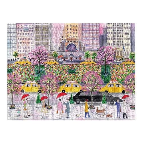 Galison Puzzle Le printemps dans le parc Avenue 1000 pièces