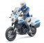 Bruder 62731 BWORLD Policajný motocykel Ducati Scrambler s figúrkou