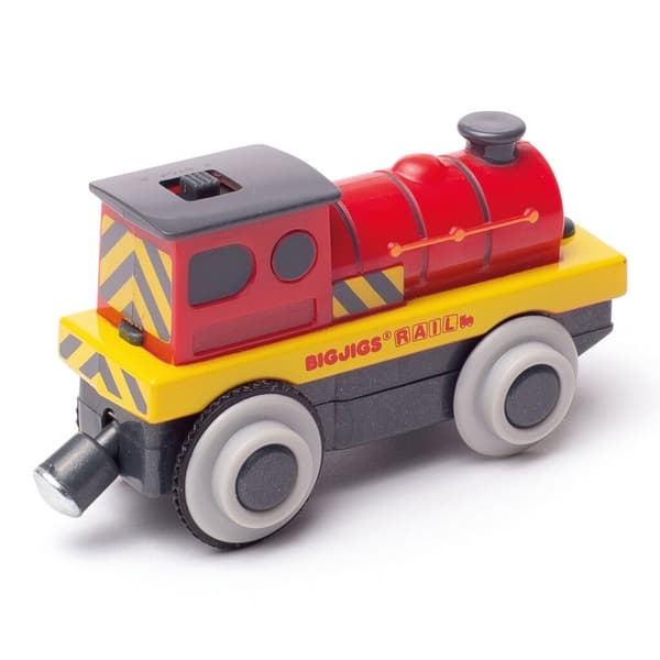 Bigjigs Rail Locomotiva elettrica Red Strongman