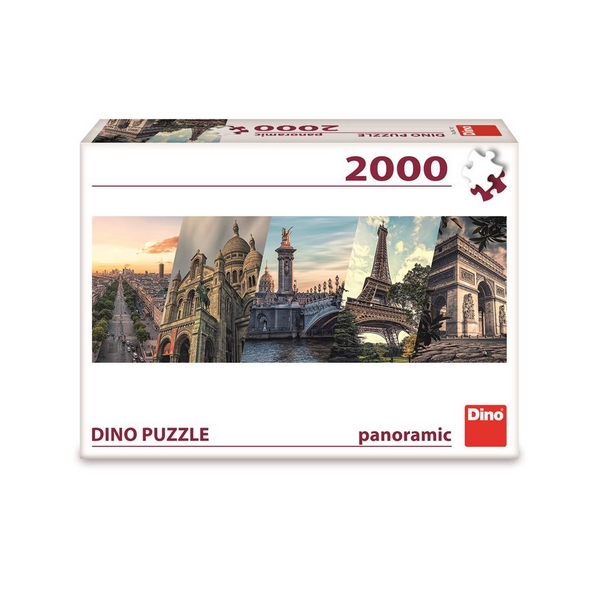 Dino Paris colaj 2000 puzzle panoramic