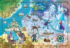 Puzzle 1000 pièces Disney Map - Frozen
