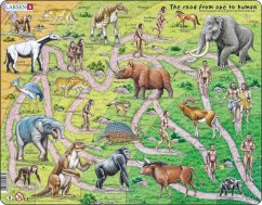 Puzzle Dalla scimmia all'uomo ! - Inglese 83 pezzi