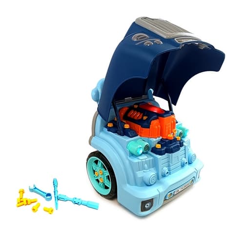 Bavytoy Autodílna TRUCK modrý dětská sada automechanik