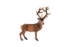 Jeleń europejski zootechniczny plastikowy 15cm w worku