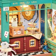 Casa en miniatura RoboTime Tienda de té
