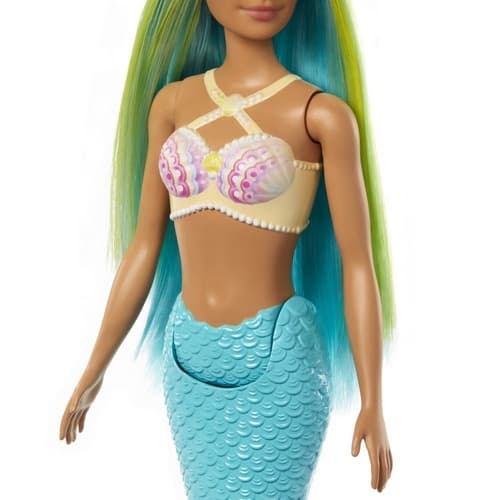 Barbie POHÁDKOVÁ MOŘSKÁ PANNA - MODRÁ