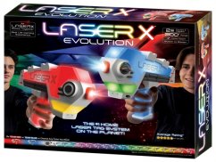LASER X evolution set dublu de blastere pentru 2 jucători