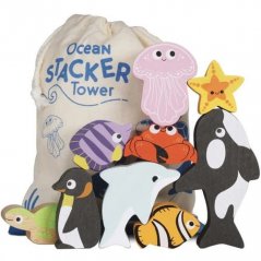 Le Toy Van Petilou Torre dell'Oceano pieghevole 9 pezzi