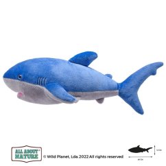 Wild Planet - Peluche requin bleu