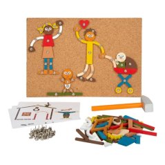 Jeu de martelage des petits pieds Famille