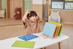 Table en bois - lettres