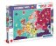 Clementoni Puzzle 250 darabos térkép - Európa: személyiségek