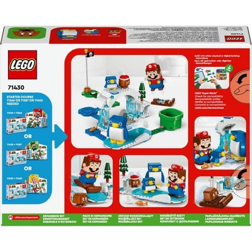 LEGO® Super Mario (71430) Aventura en la nieve con la familia de pingüinos - Set de expansión