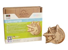 Ugears 3D puzzle meccanico in legno misuratore di curve STEM (descrittore)