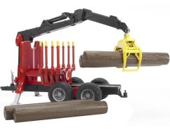 Bruder 2252 Transporteur de bois avec main