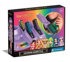 Rainbow High - Makijaż włosów - Modna tęczowa fryzura
