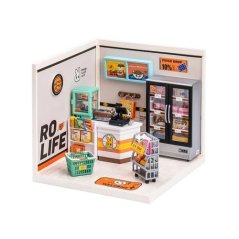 RoboTime miniatűr egy ház boltja készletekkel