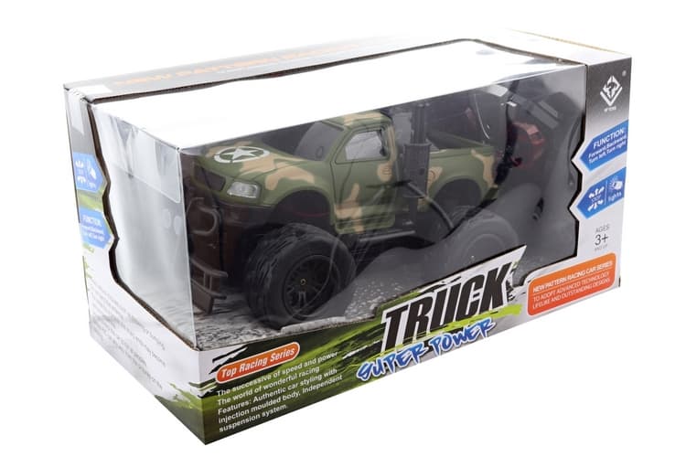 Auto Jeep vojenský RC 1:16