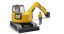 Bruder 2466 CAT mini excavateur avec figurine