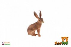 Zajac poľný zooted plastový 6cm vo vrecku