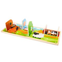 Bigjigs Toys Fattoria dei puzzle sensoriali