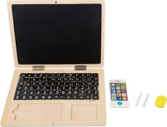 Small Foot Laptop din lemn magnetic