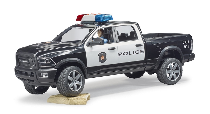 Bruder 2505 Policajné auto RAM s policajtom