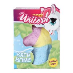 Bombă de baie unicorn 70g în formă de unicorn