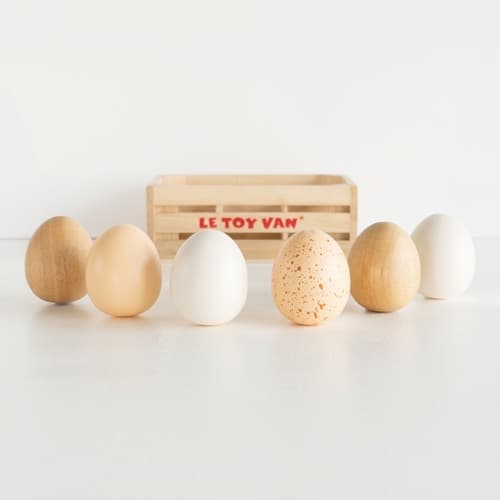 Le Toy Van Farmárske vajcia v krabici