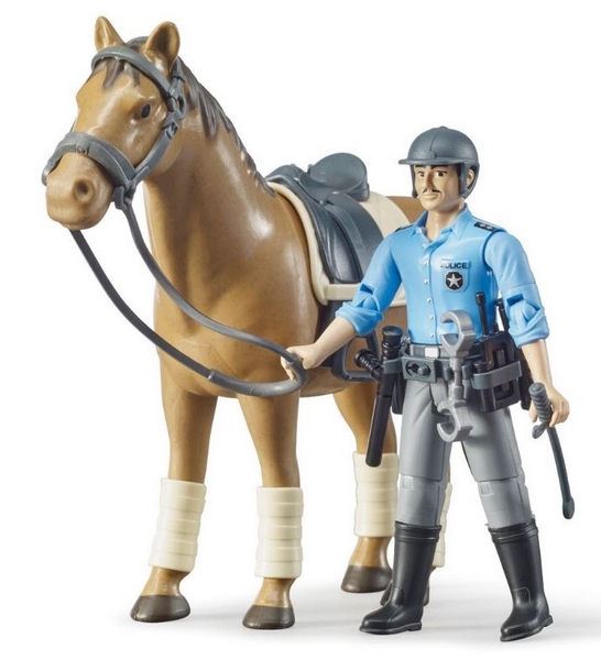 Bruder 62507 BWORLD Policier à cheval