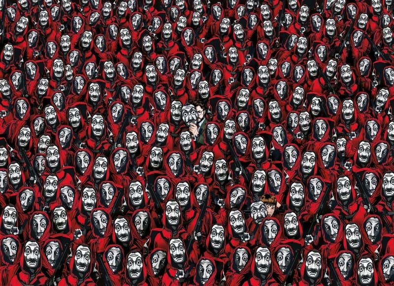 Puzzle 1000 pezzi Impossible - La Casa di Papel