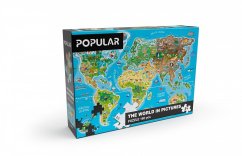 Puzzle - Mapa del mundo, 160 piezas - AN