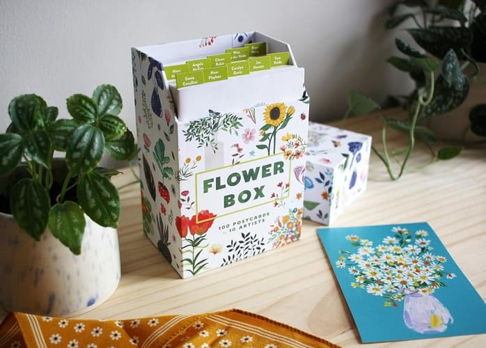 Chronicle Books Boîte florale de 100 cartes postales