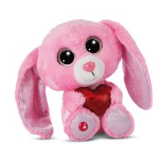 NICI Glubschis Plyšový králik Hearty Kay 15cm, ZELENÝ