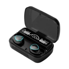 Căști Bluetooth cu microfon negru
