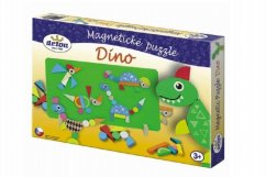 Mágneses puzzle Dino