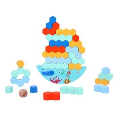 Bavytoy Montessori dřevěná balanční hra