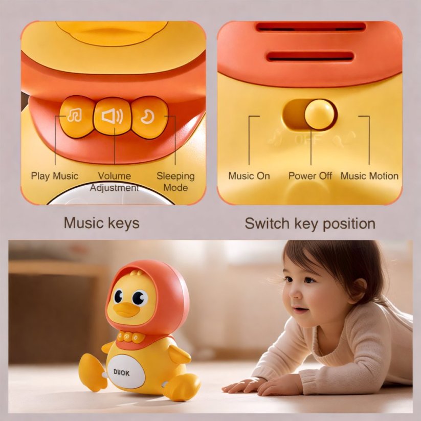 Bavytoy Chodící interaktivní kačenka