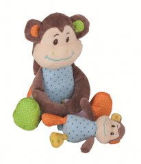Bigjigs Baby Monkey Cheeky Big baba majom