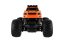 Auto RC pick up Off road terénní plast 23cm 2,4GHZ na baterie se světlem oranžový v krab. 30x15x19cm